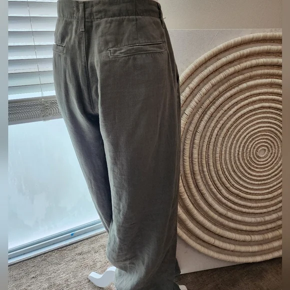 L'Agence Bria High waist wide leg linen pants Sz.26 - Picture 6 of 6